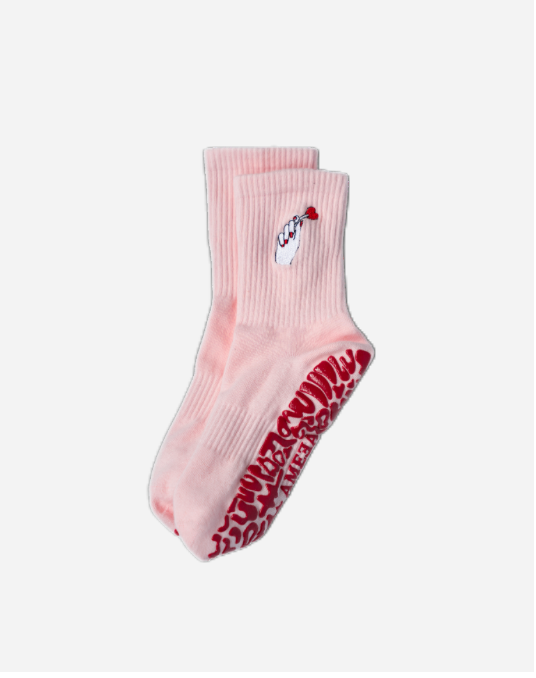CHERRY Series グリップソックス｜BabyPink & Red