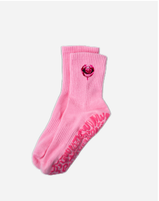 CHERRY Series グリップソックス｜Pink × Raspberry