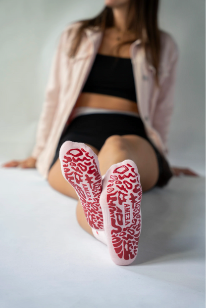 CHERRY Series グリップソックス｜BabyPink & Red