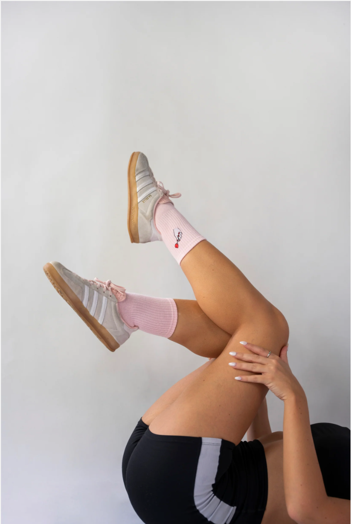 CHERRY Series グリップソックス｜BabyPink & Red