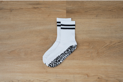 Crew Grip Socks グリップソックス｜White / Black