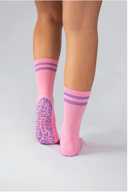 Crew Grip Socks グリップソックス｜Pink / Purple