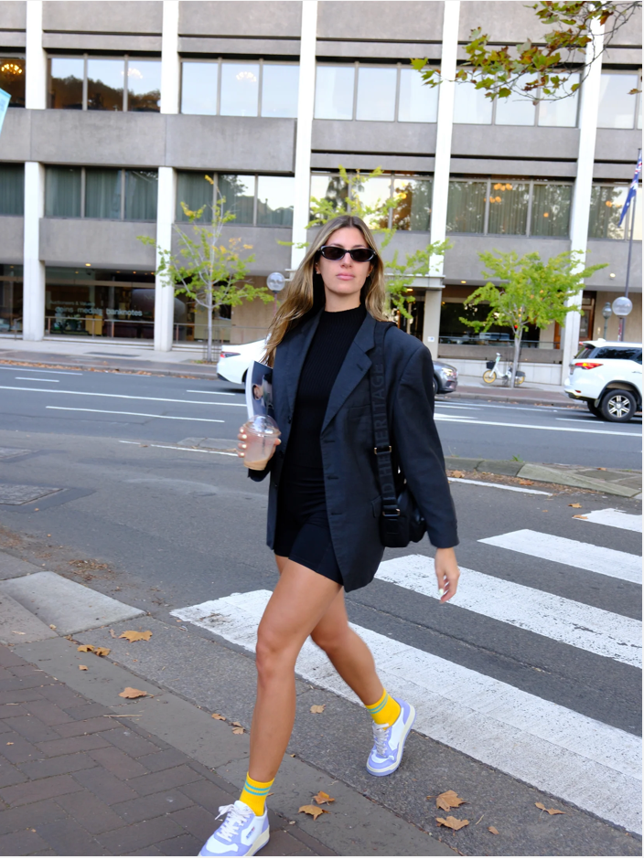 Crew Grip Socks グリップソックス｜Yellow / Turquoise