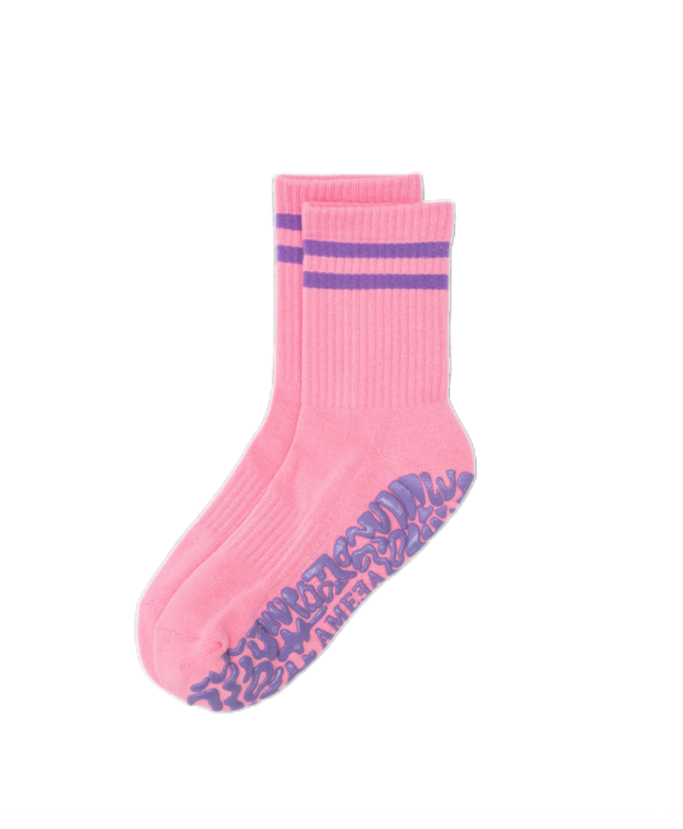 Crew Grip Socks グリップソックス｜Pink / Purple