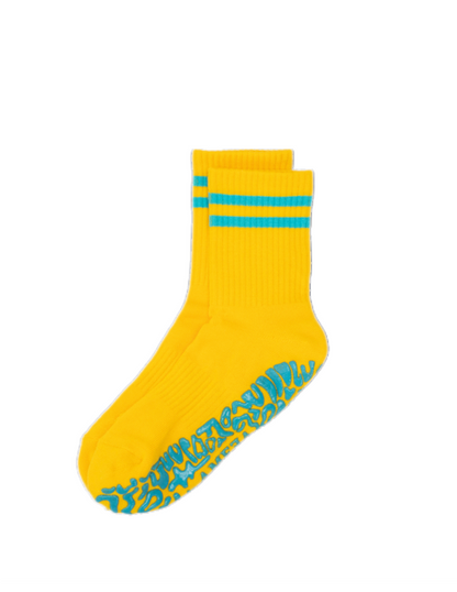 Crew Grip Socks グリップソックス｜Yellow / Turquoise